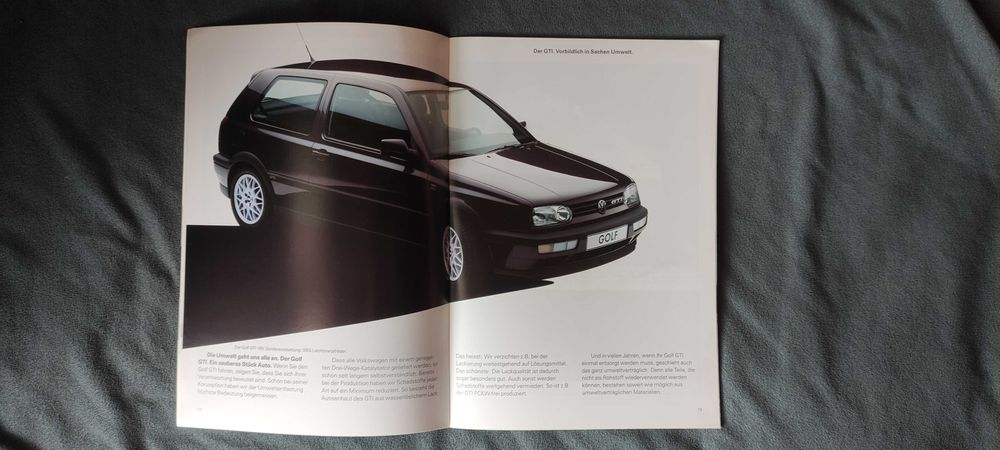 Prospekt Volkswagen Golf GTI III