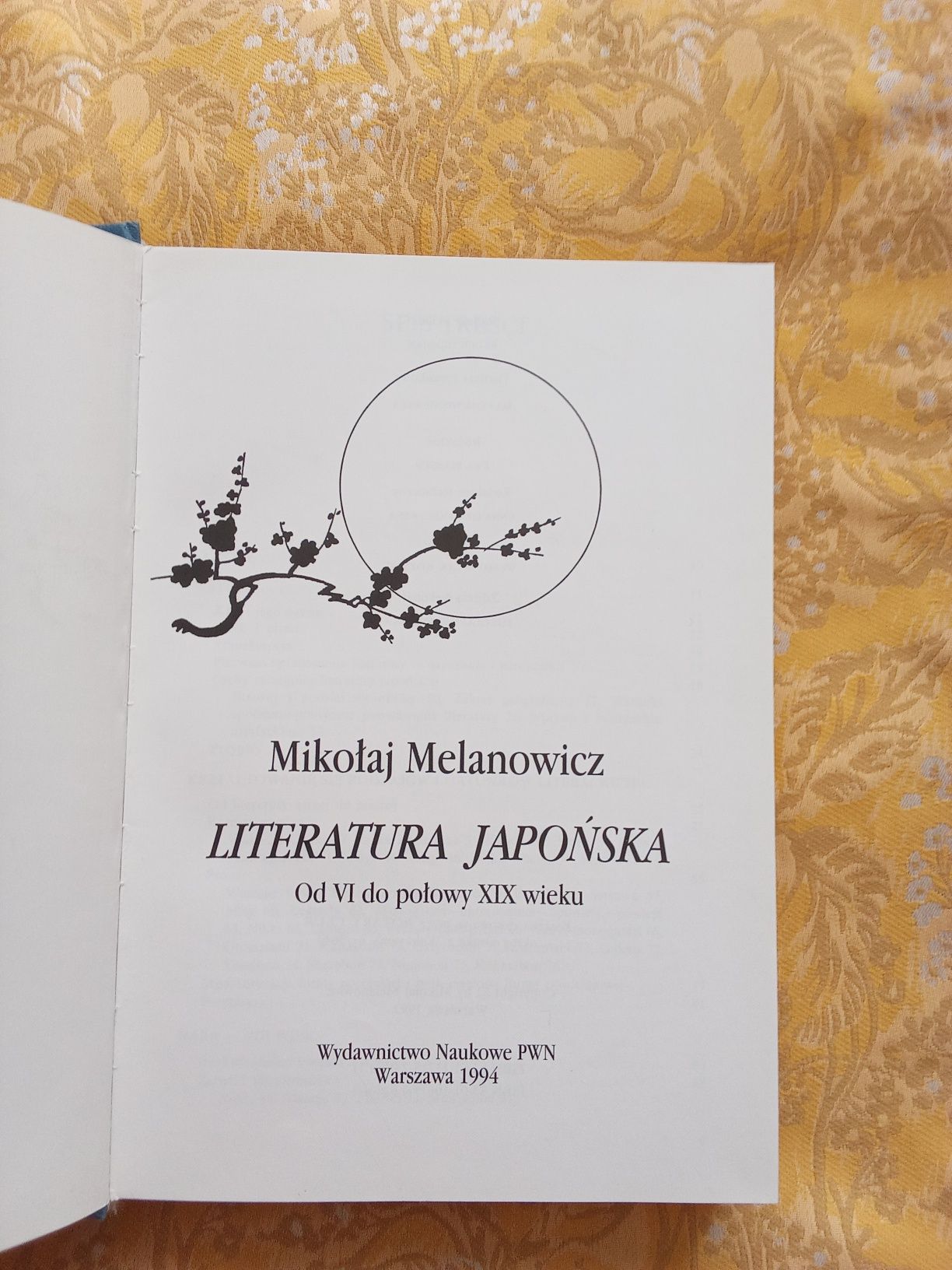 Mikołaj Melanowicz ,, Literatura japońska " tom 1