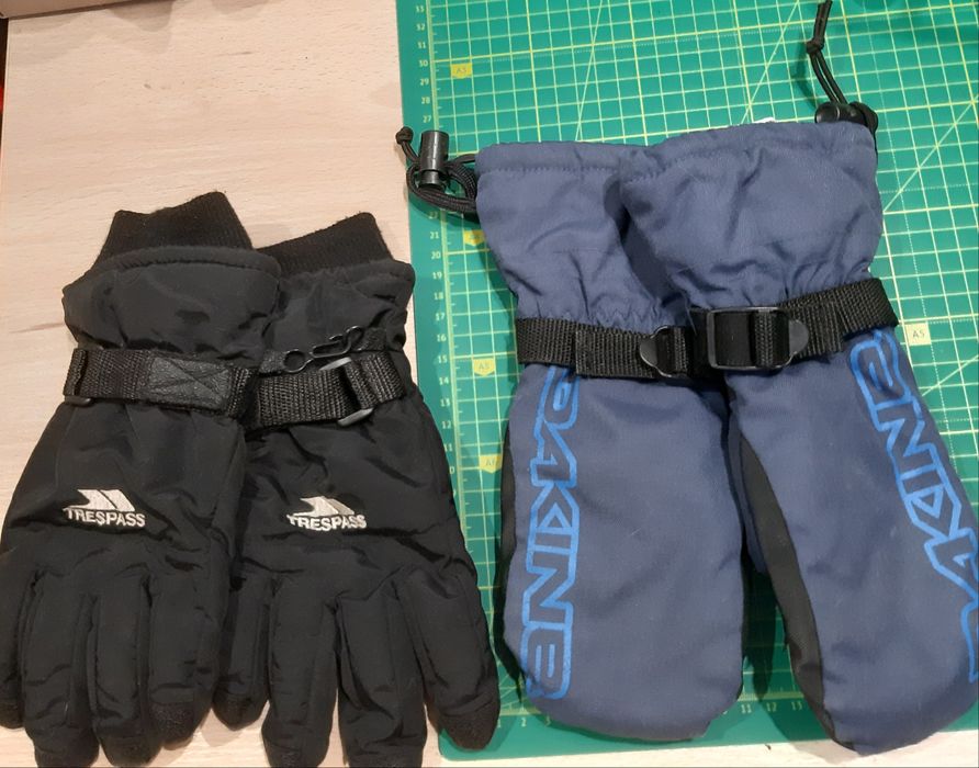Краги Trespass, Dakine, рукавицы зимние, на 10-15 лет