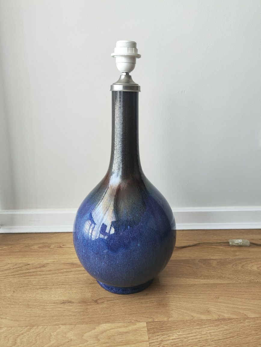 Candeeiro de mesa vintage azul