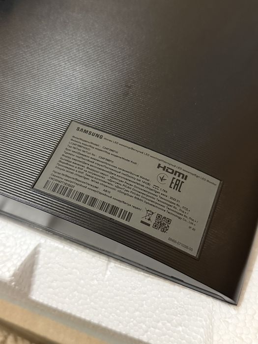 Монітор 23.5" Samsung Curved C24F396F