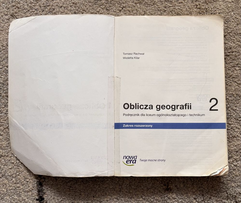 Oblicza geografii 2 podręcznik zakres rozszerzony liceum i technikum