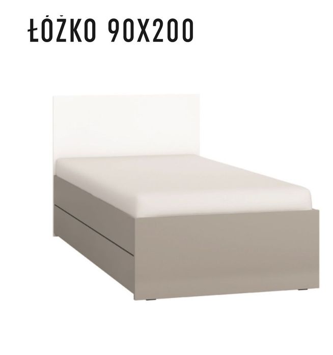 Łóżko VOX 90x200 z materacem