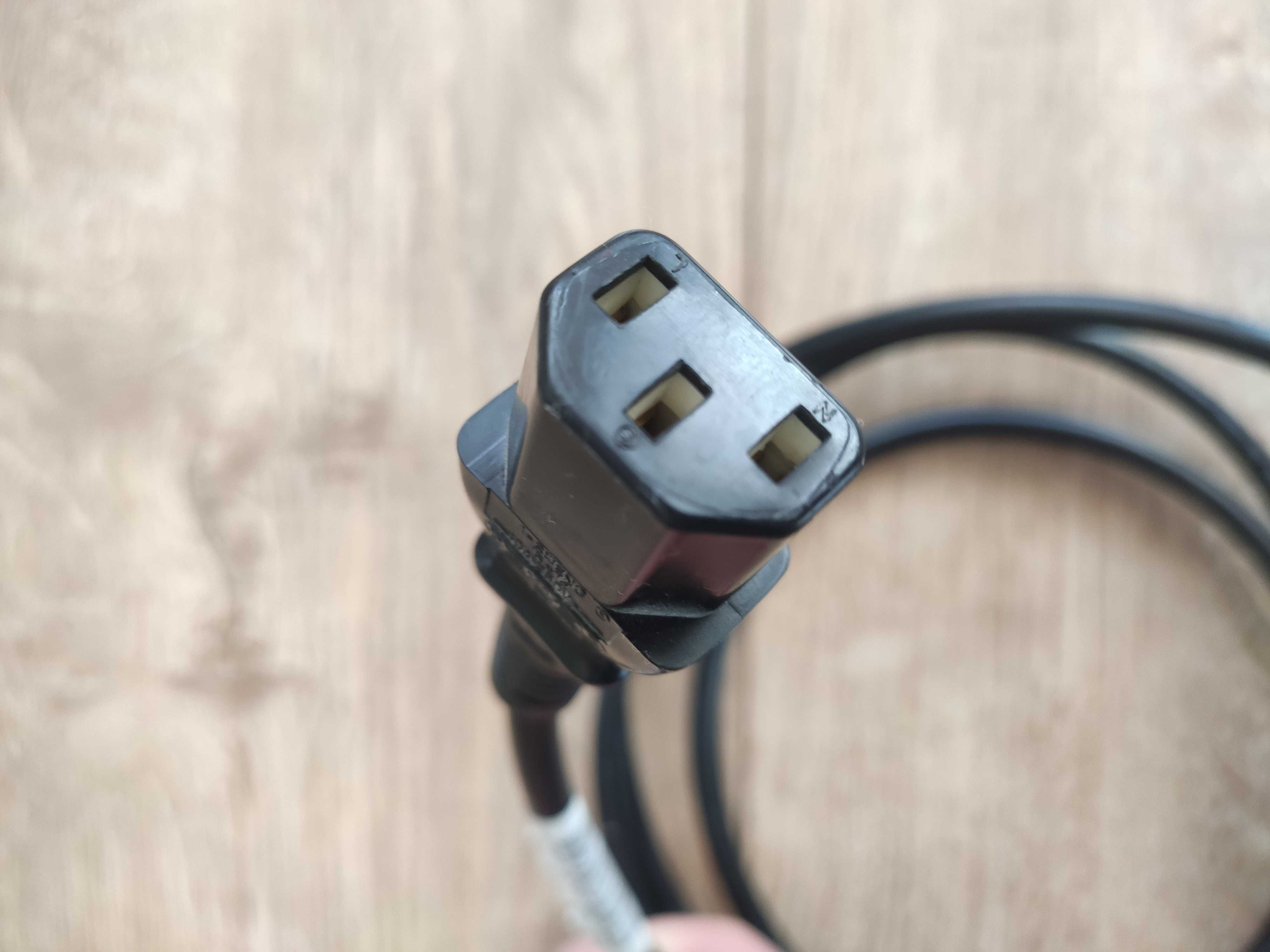 Kabel zasilający 180cm 1,8m komputera, monitora, drukarki