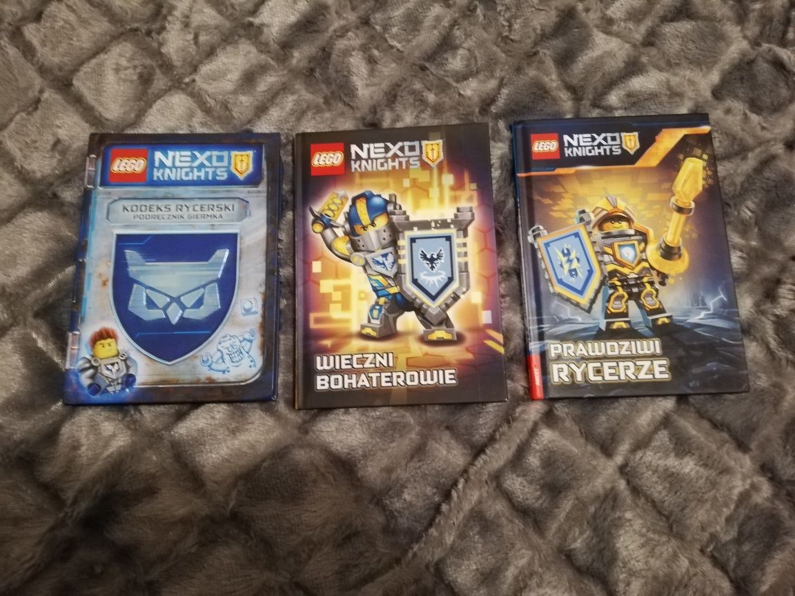 Lego Nexo knight zestaw 3 ksiazek za 30 zł