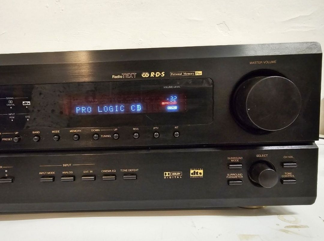 5 kan Amplituner Denon AVR-1801, 105 w