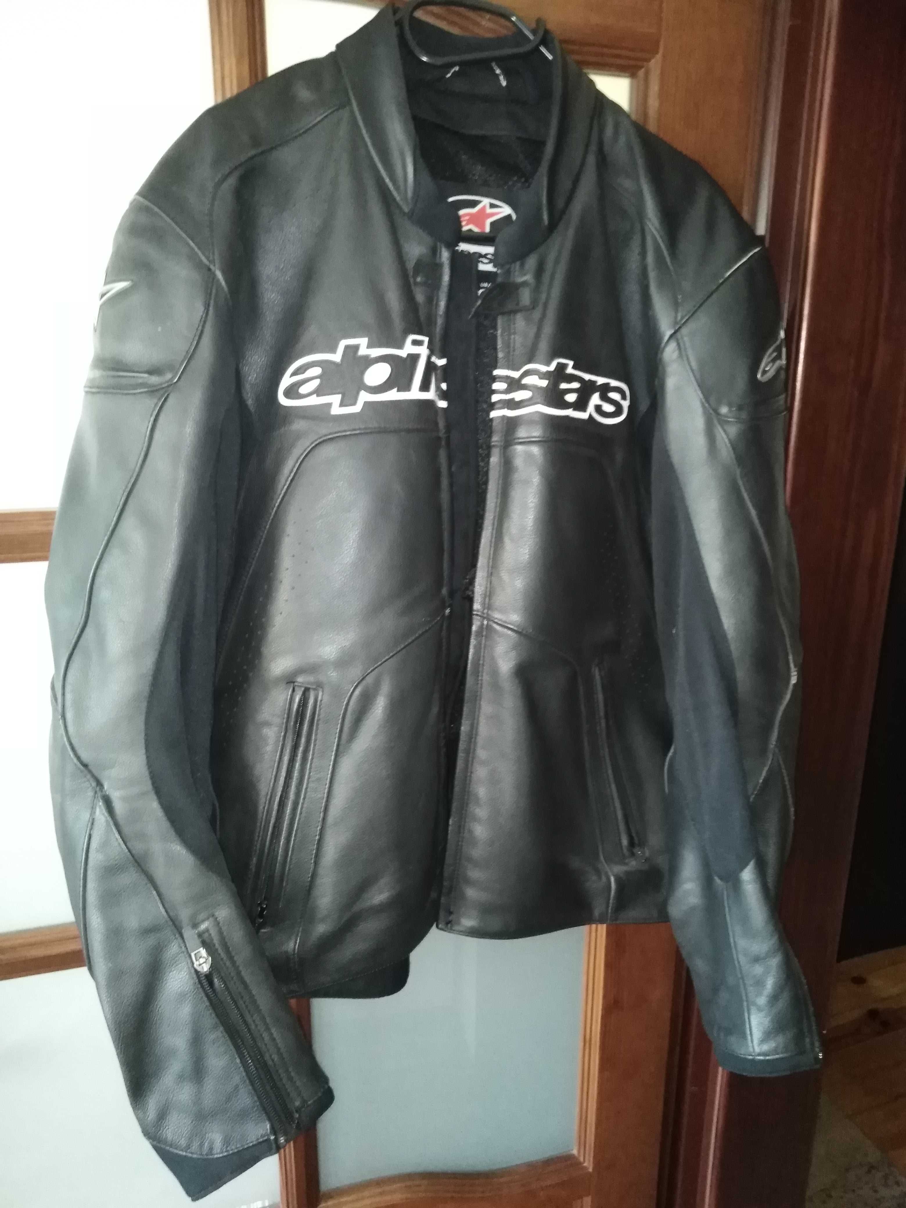 Skórzana kurtka na motocykl Aplinestars, roz. 54