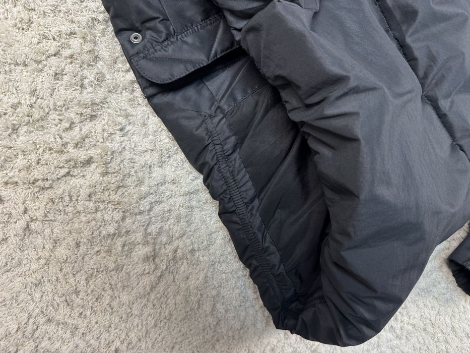 Жіноча стильна тепла довга зимня куртка h&m чорна