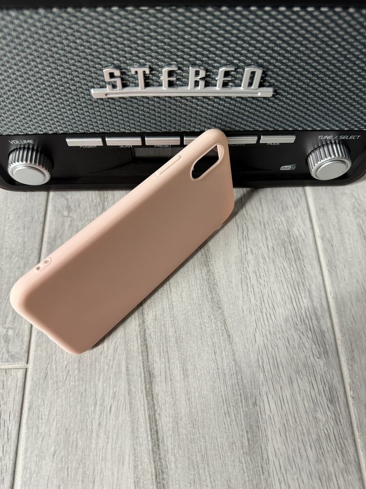 Etui do iPhone XS 5.8 cala Pudrowy Róż