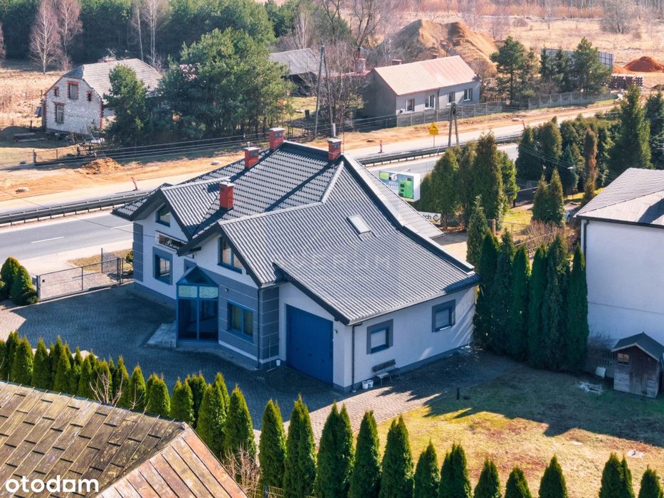 Dom jednorodzinny z lokalem/ Blisko Częstochowy