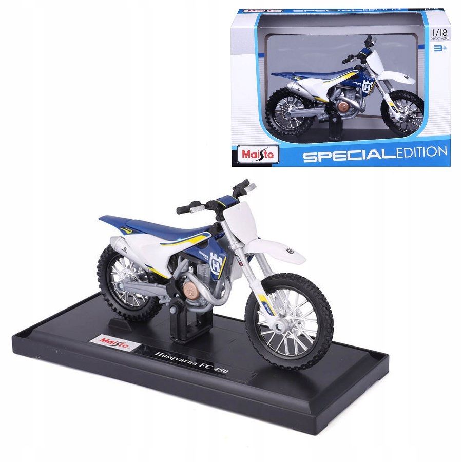 Husqvarna FC 450 model skala 1:18 Maisto