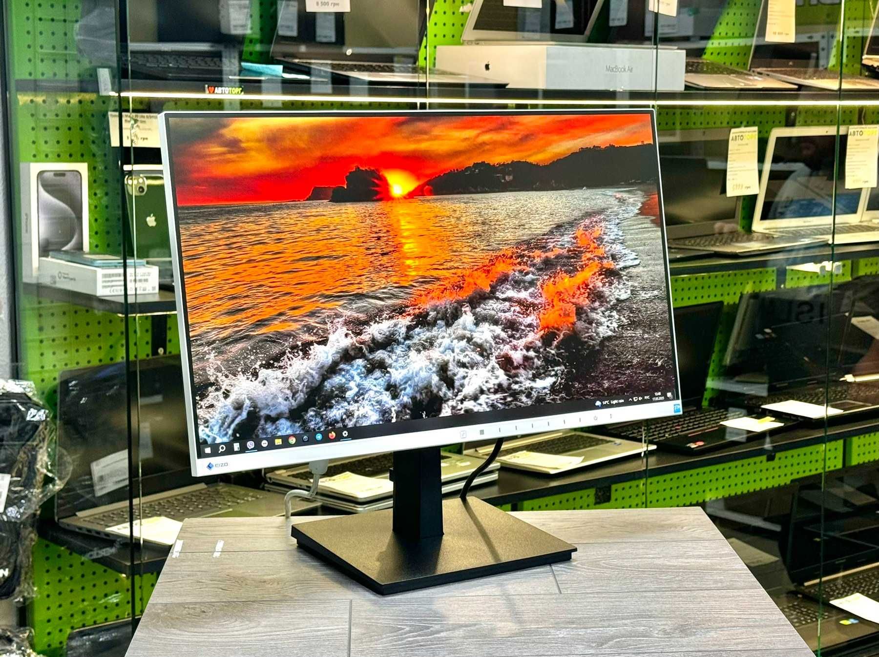 Безрамочні монітори EIZO FlexScan EV2450 / IPS / DVI, VGA, HDMI, DP