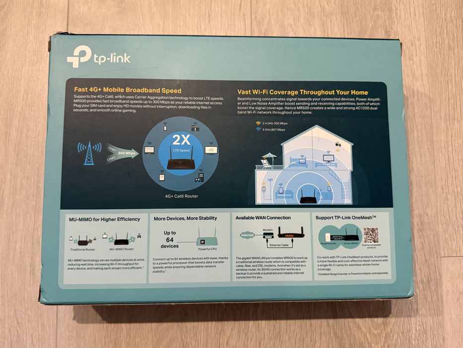 Tp-link AC1200 Dual Band Wi-Fi LTE Router