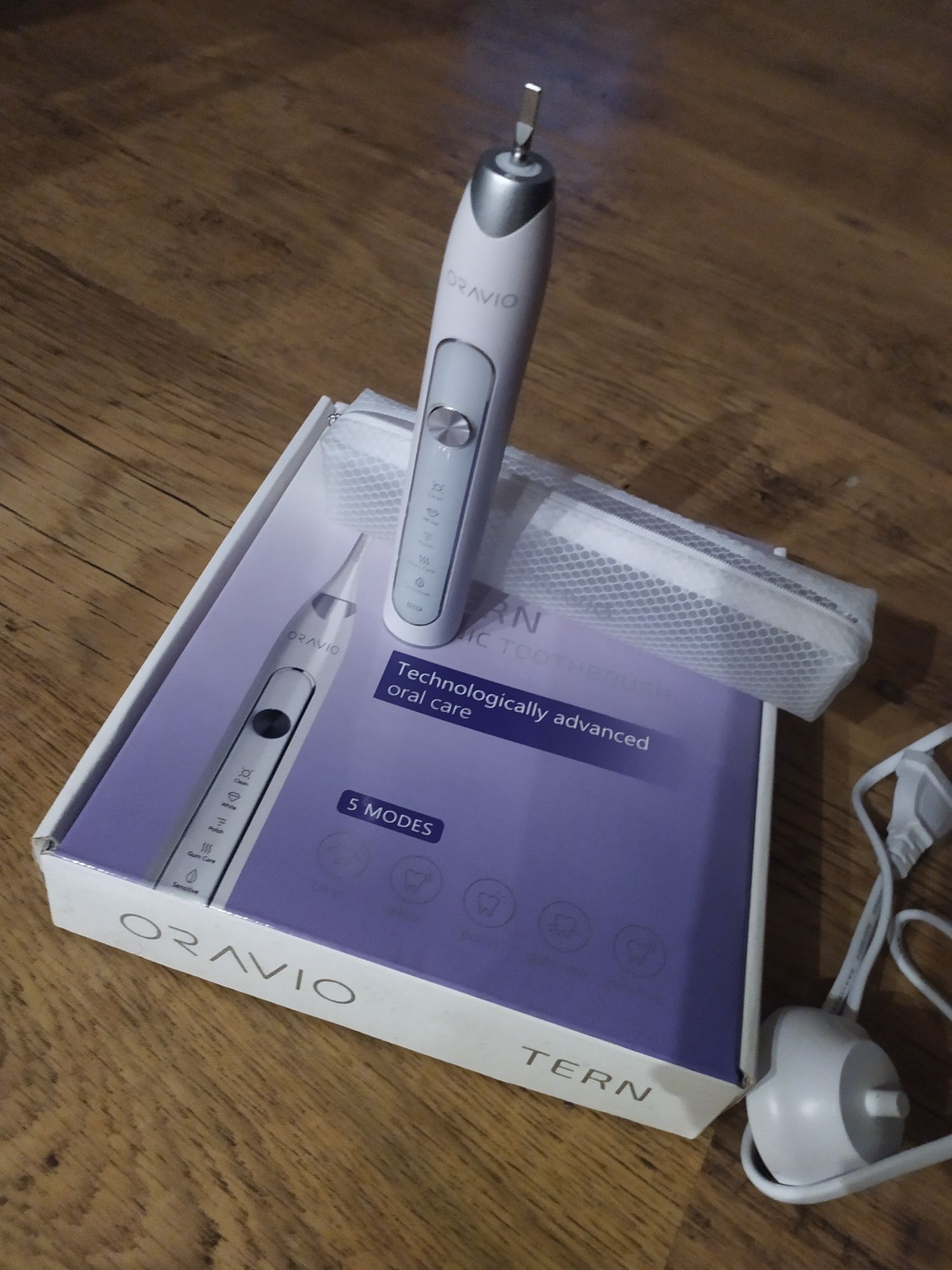 Szczoteczka soniczna do zębów Oravio Tern 92000 obrotów bez pudełka