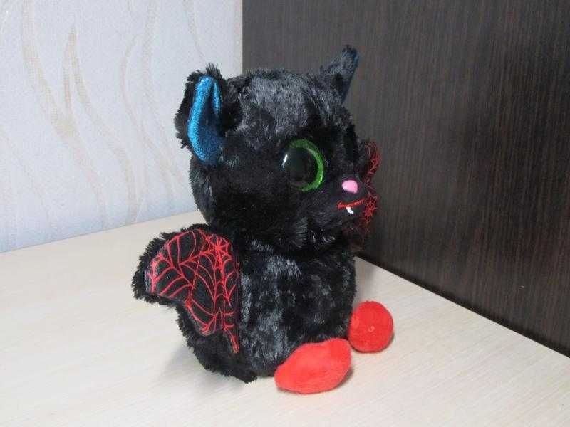 М'яка іграшка TY Beanie Boo's кажан, летучая мышь Ophelia  глазастик