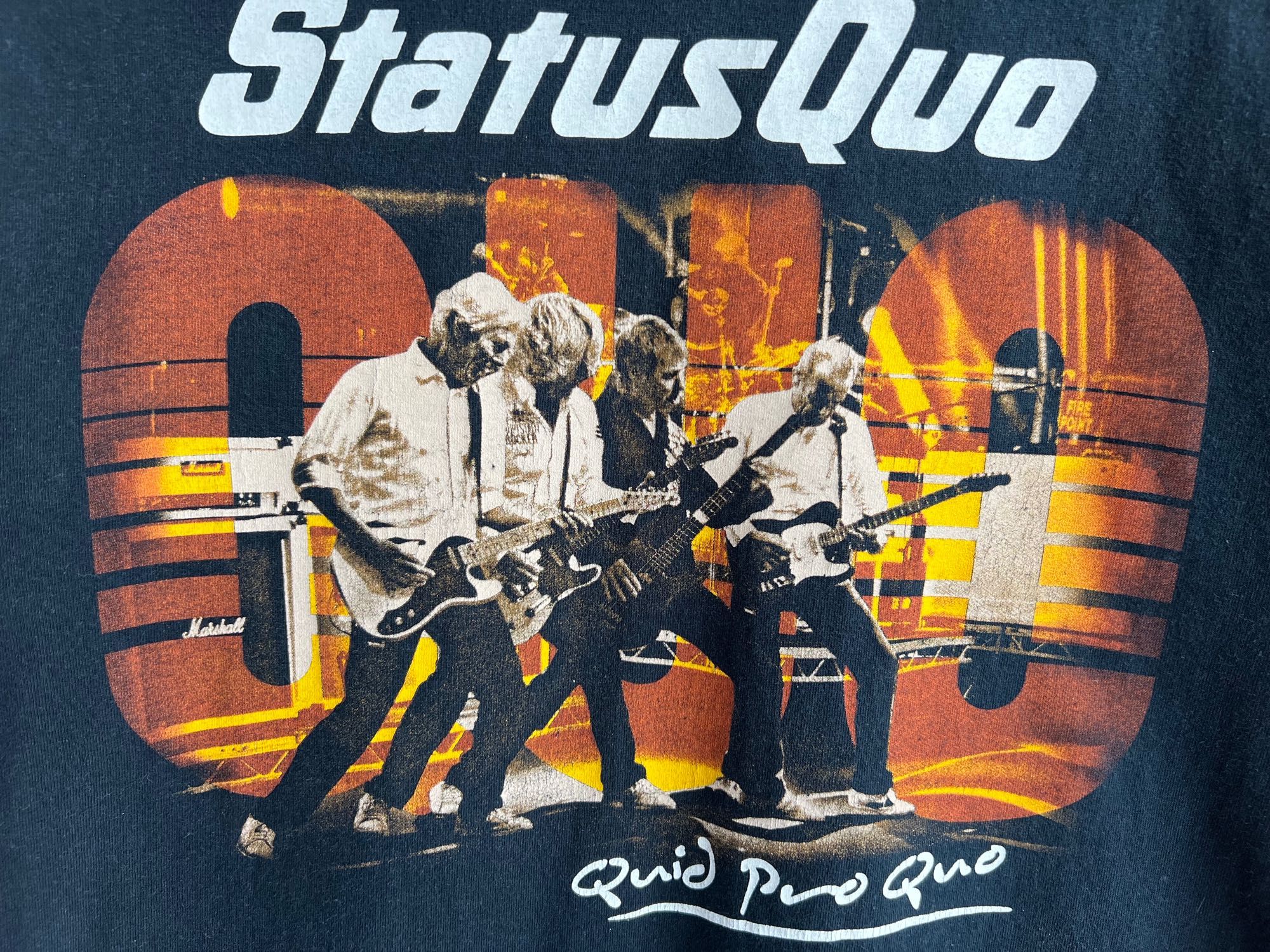 Status Quo Vintage Merch оригинал мужская футболка мерч размер M Б У