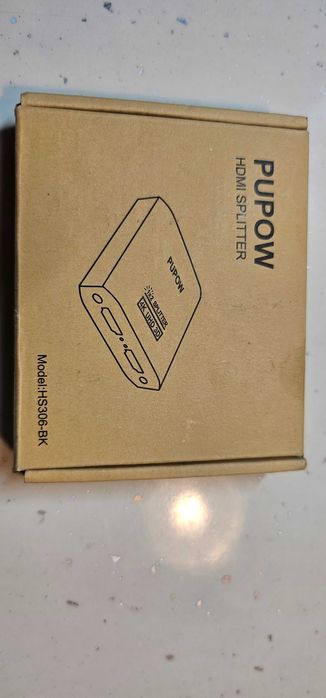 Rozdzielacz HDMI PUPOW HS306-BK HDMI Splitter