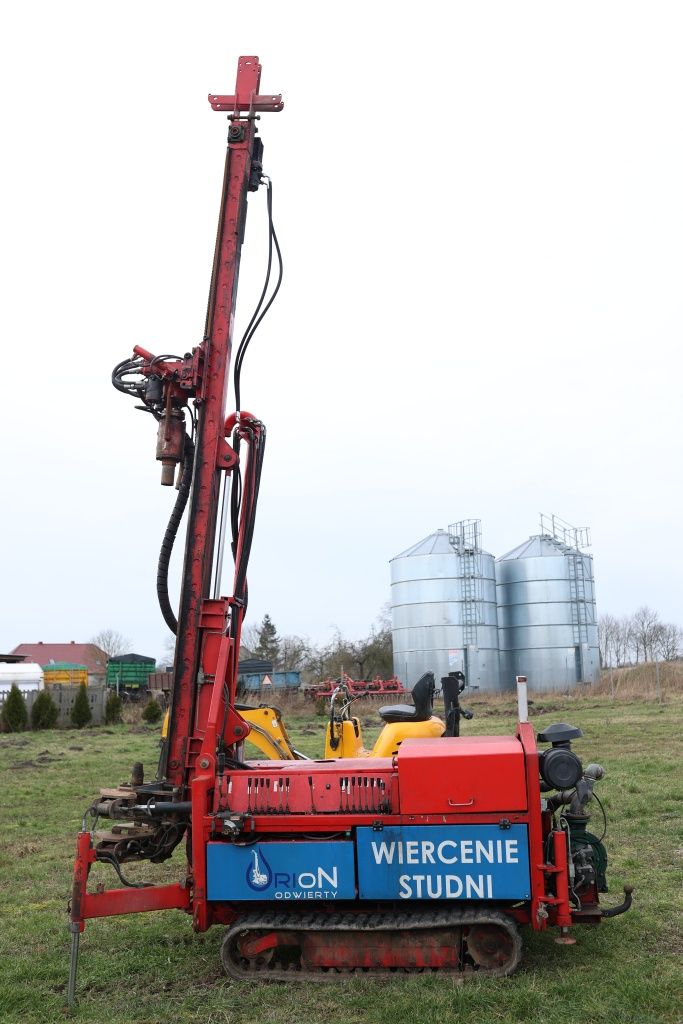 Wiertnica,wiertnica do studni gotowy zestaw,przyczepa ,żerdzie.