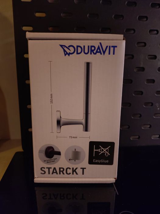 Uchwyt na papier Duravit czarny mat