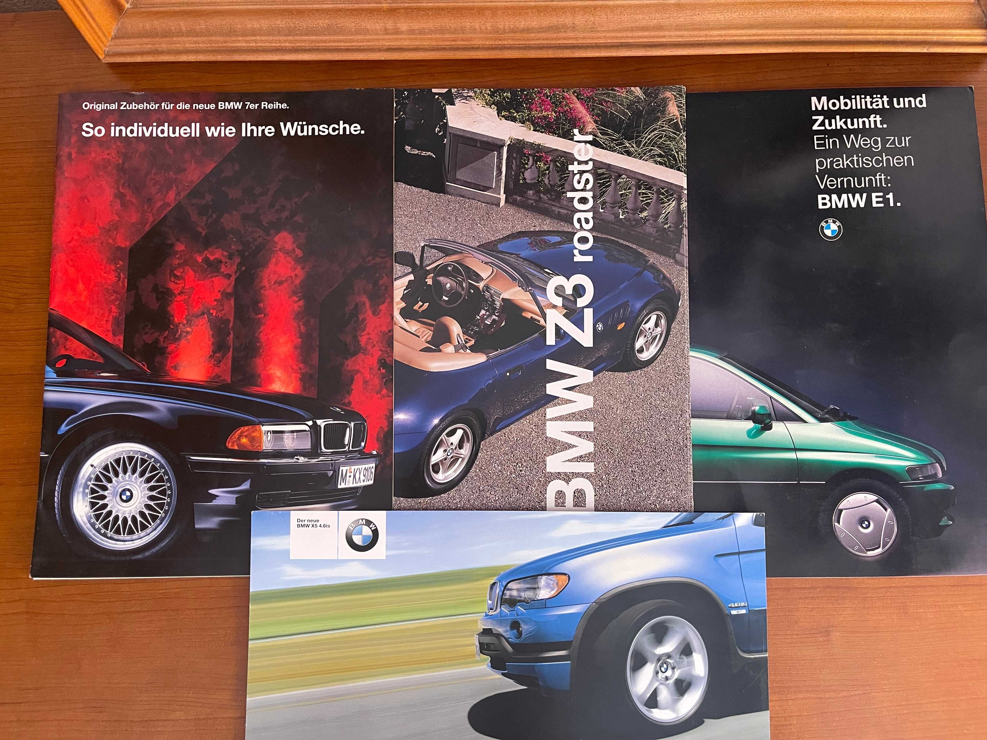 BMW e38, e53 4.6 is, Z3 рекламные брошюры