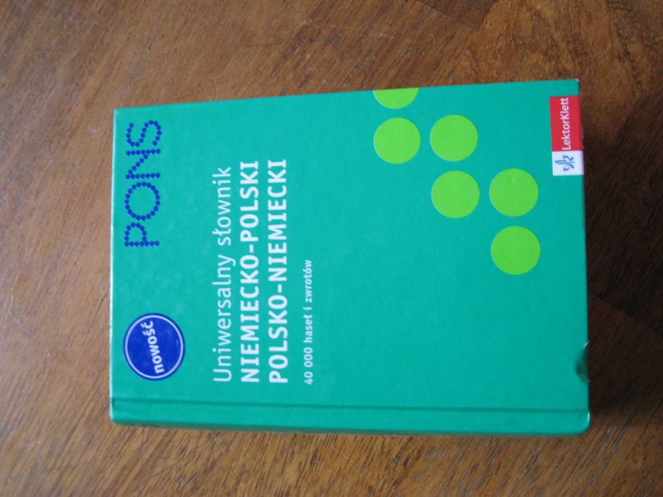 uniwersalny słownik niemiecko-polski, polsko-niemiecki. Pons