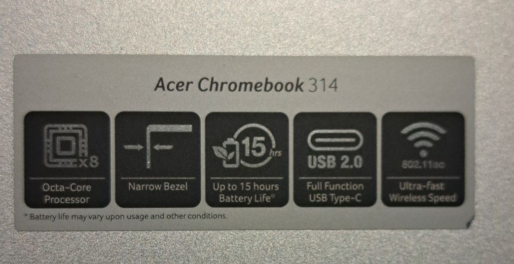 Chromebook Acer 314