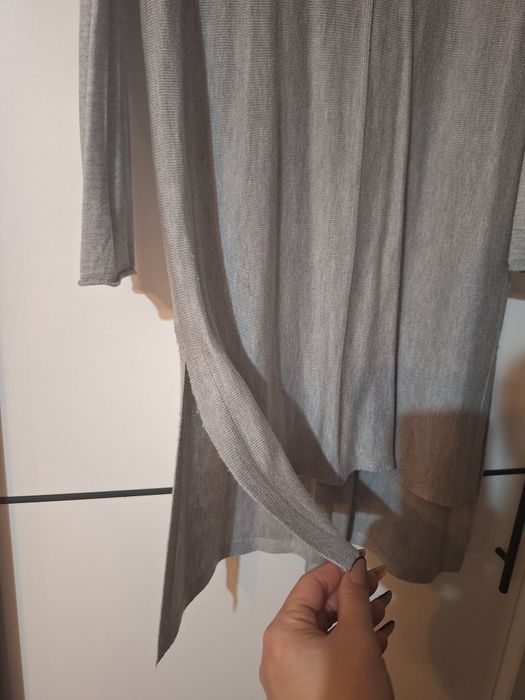 Sukienka z dzianiny długi sweter oversize