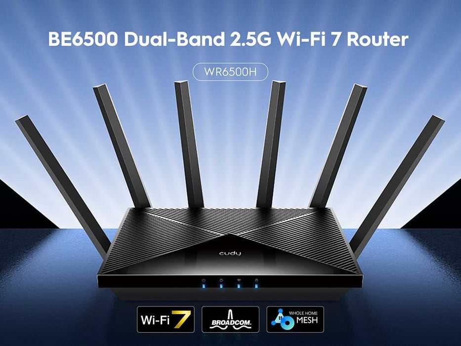 Роутер Cudy WR6500H Wi-Fi 7 2.5G Mesh маршрутизатор