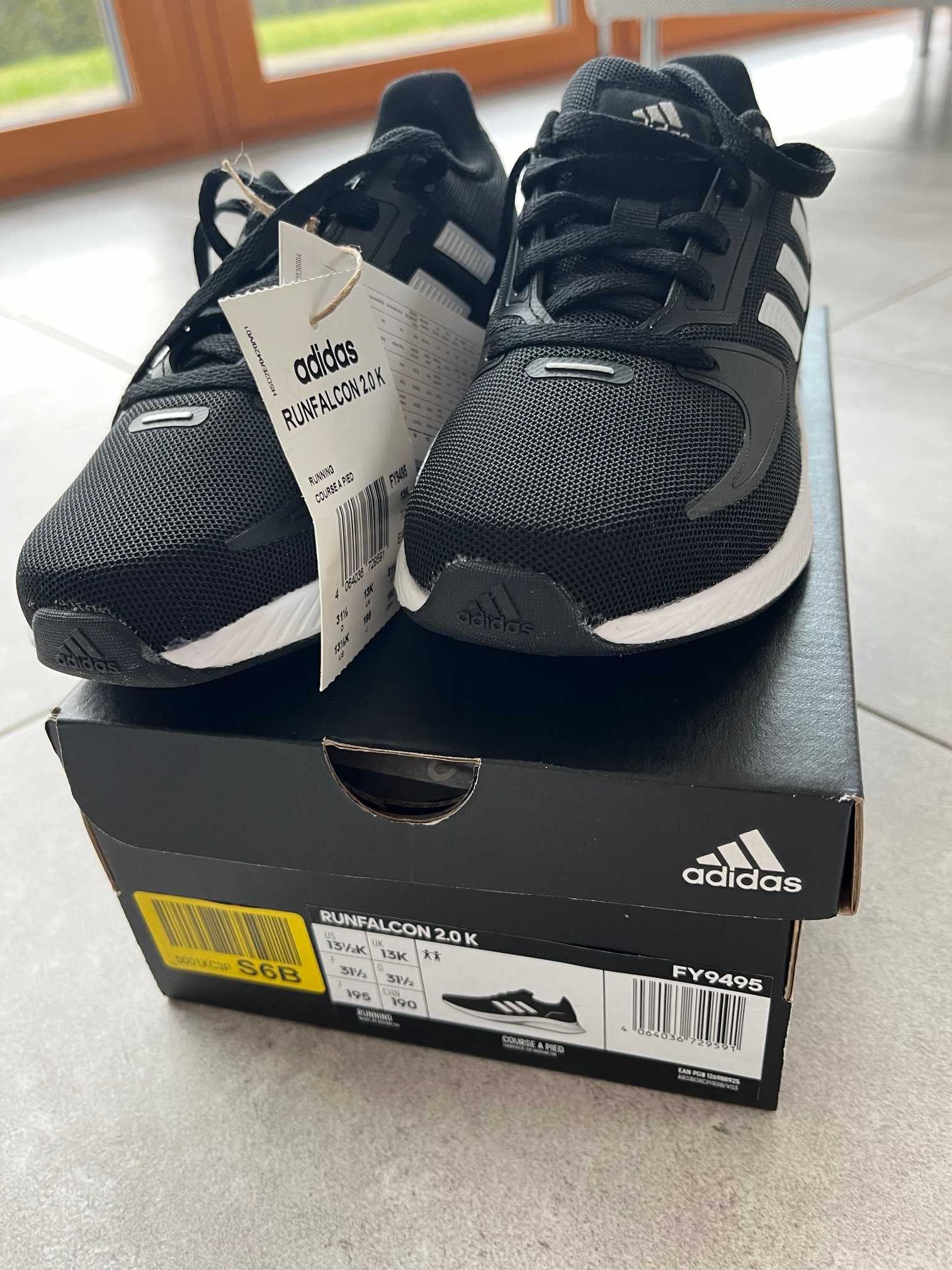 Buty dla dzieci Adidas Runfalcon 2.0 - rozmiar 31,5 - NOWE