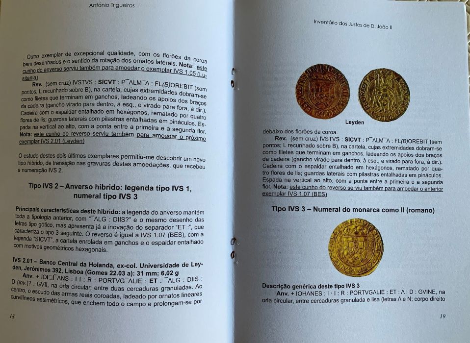 Numismatica - Inventário Coleccionista e Museólogo dos Justos João II