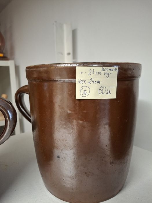 Buncle gliniane garnki 3szt