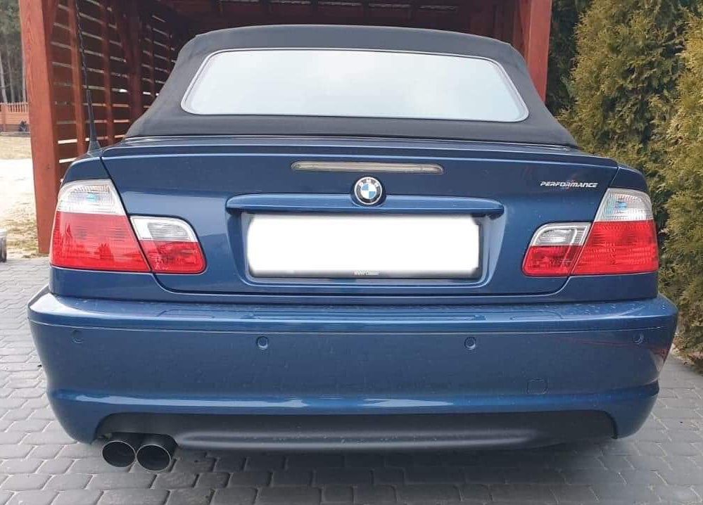 Tłumik końcowy sportowy BMW E46 2x76 PRZELOT!