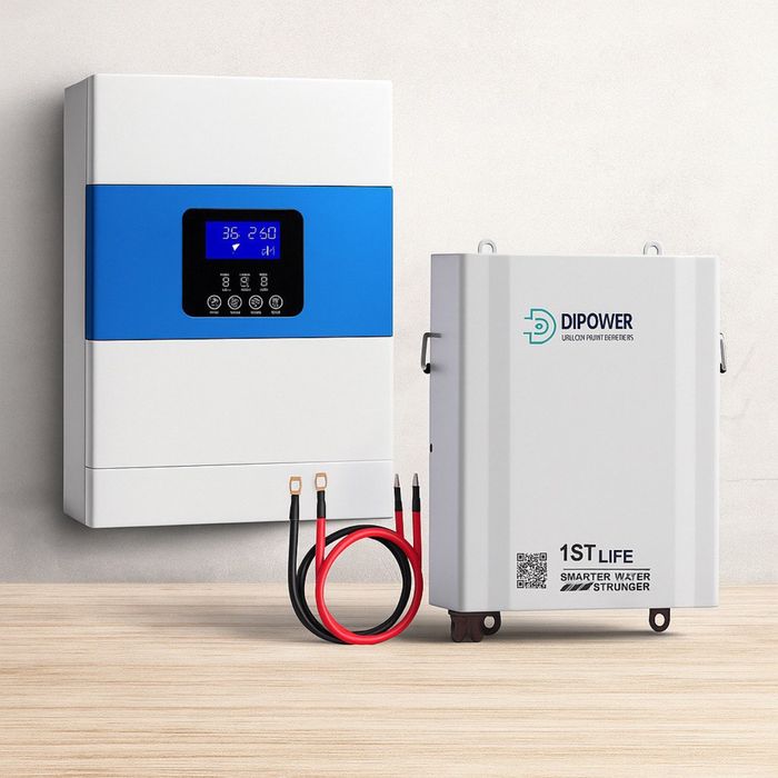 Инвертор 6.5 кВт + аккумулятор 48V/5760Wh зарядная станция автономная