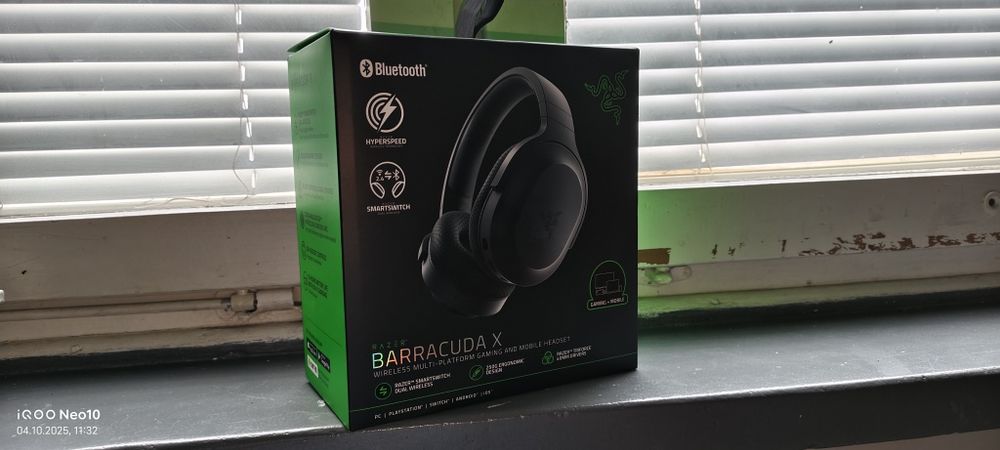 RAZER BARRACUDA X w czarny kolorze