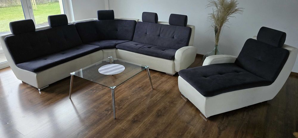 Nowoczesny duży narożnik modułowy do salonu