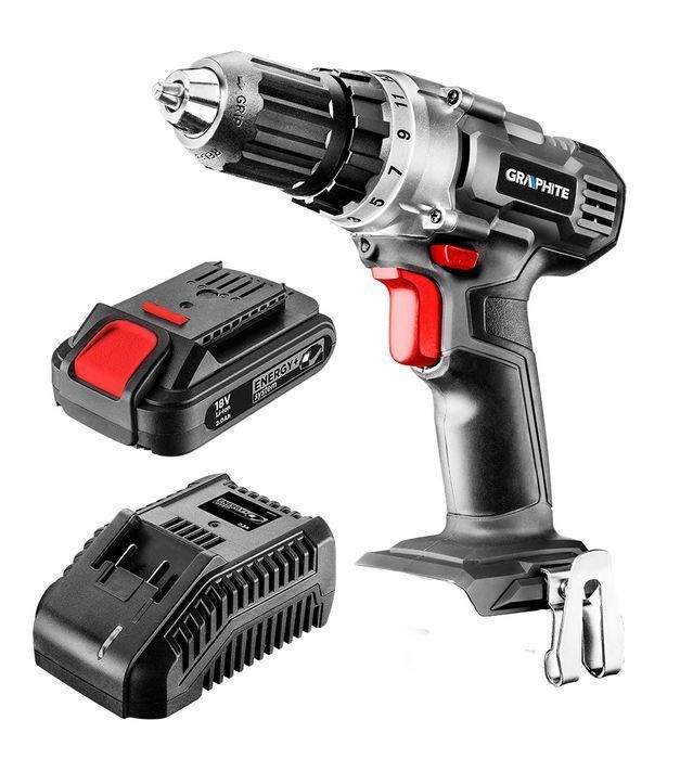 Wiertarko-Wkrętarka Akumulatorowa Energy+ 18V, Li-Ion, Uchwyt 10 Mm