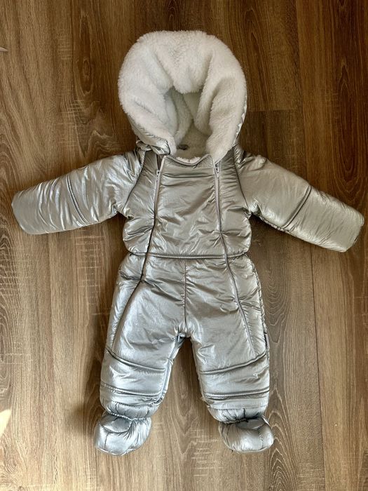 Зимовий комбінезон-трансформер Flavien (розмір 68-74) сріблястий