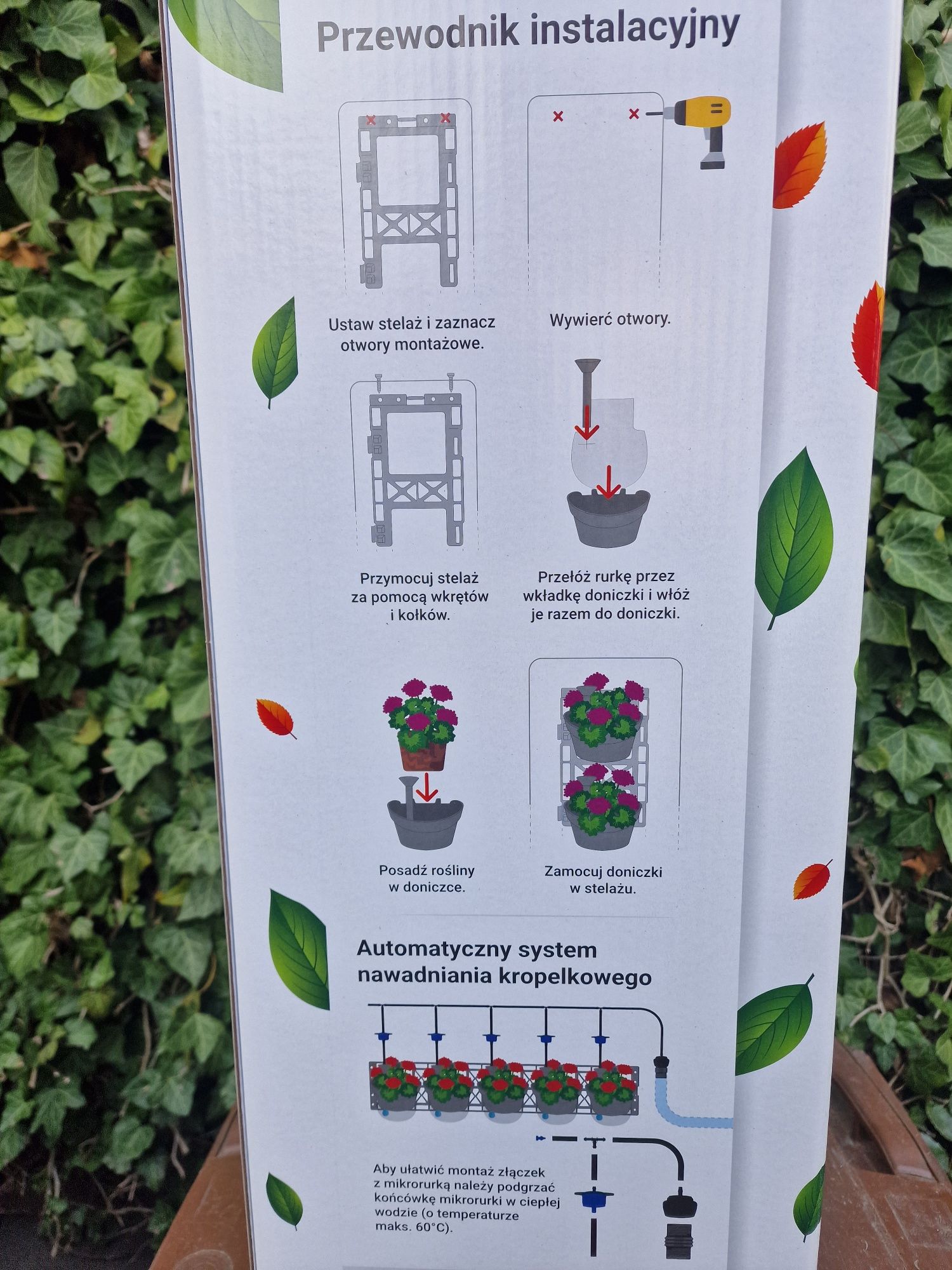 Doniczki systemowe, ogród wiszący, ogród wertykalny, zielone ściany, O