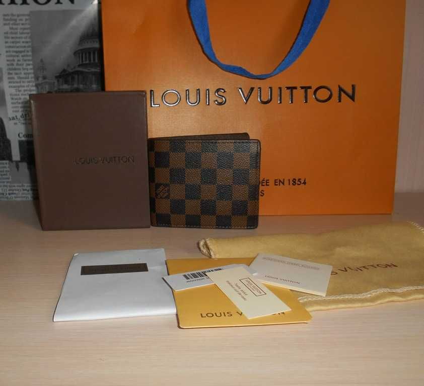 Louis Vuitton portmonetka portfel męski skóra 56-23