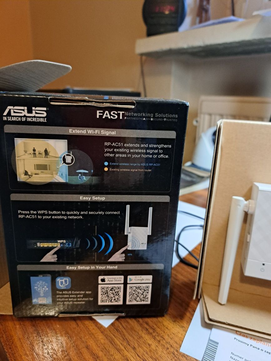 Sprzedam  repeater wi-fi Asus AC-51