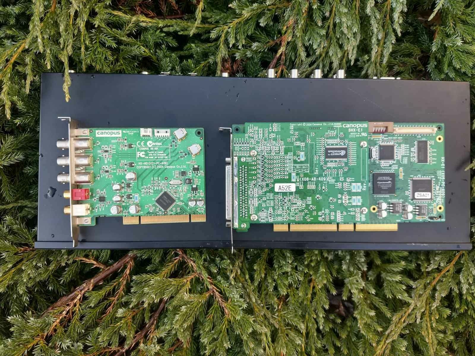 Плата захвата Canopus NLE Grass Valley Edius SP (PCI-X) с блоком