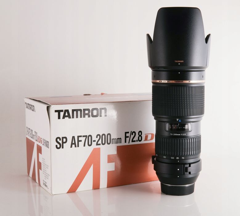 Obiektyw Tamron SP AF 70-200 f/2.8 Di LD IF Macro, stan idealny, Nikon