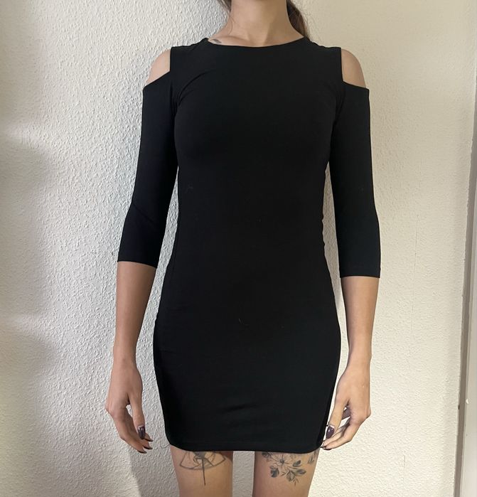 Czarna sukienka mini