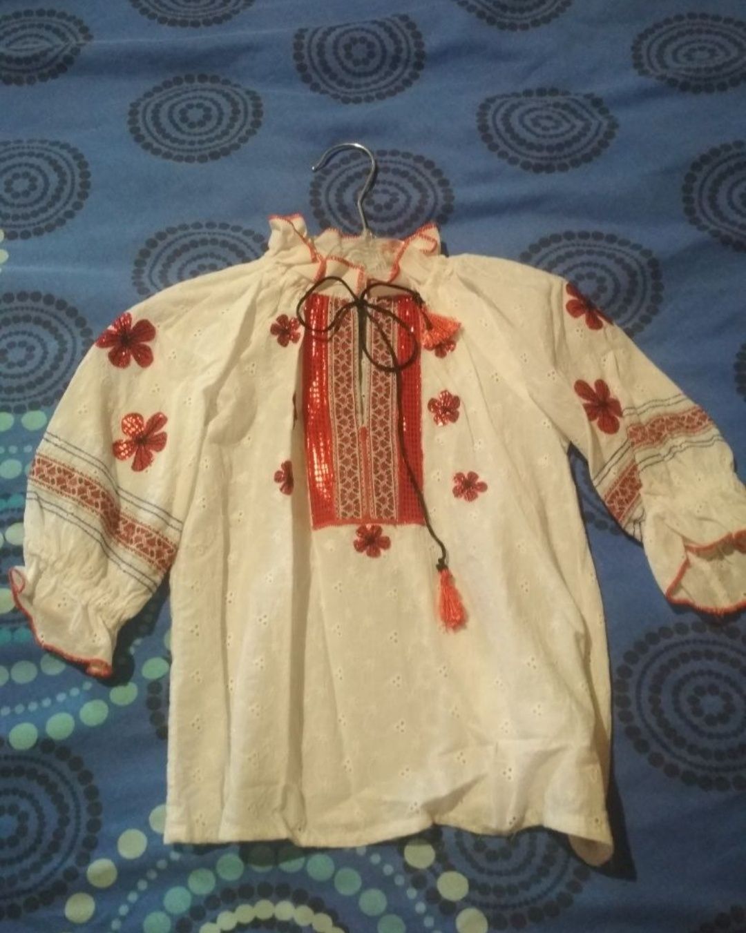 Раздельный костюм 122 - 134 размер, украинский стиль, вышиванка
