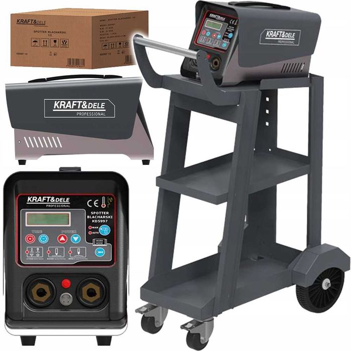 Zgrzewarka do naprawy wgnieceń - SPOTTER + wózek + akcesoria New Model