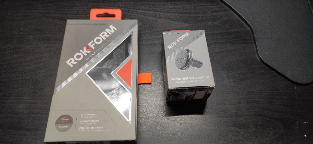 Etui RokForm Rugged Iphone XS/X + Magnetyczny montaż