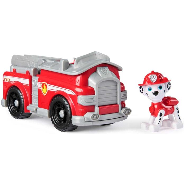 Psi Patrol Paw Patrol Pojazd Ratunkowy Fire Engine + Figurka Marshall