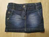 Spodniczka jeansowa miękka 80