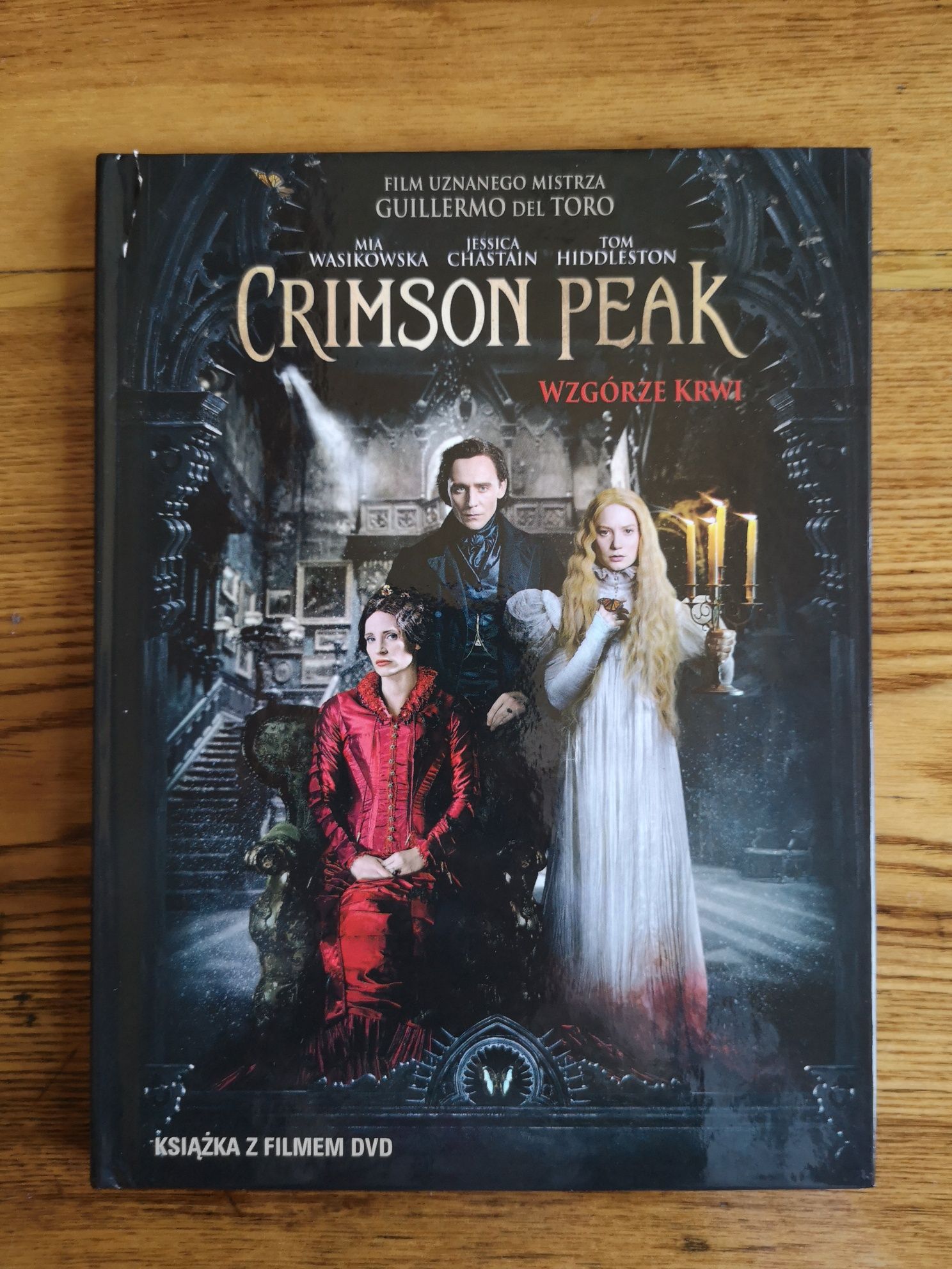 Płyta DVD: Crimson Peak - wydanie książkowe! Mia Wasilkowska