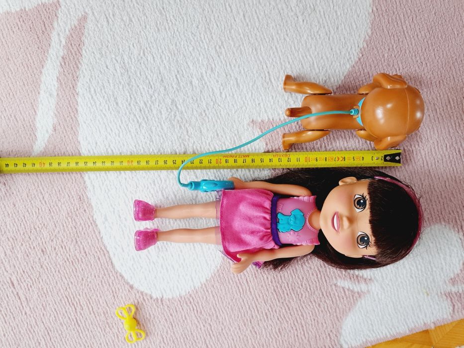 Lalka Dora 30cm z interaktywnym pieskiem mówi śpiewa Dora świat pozna